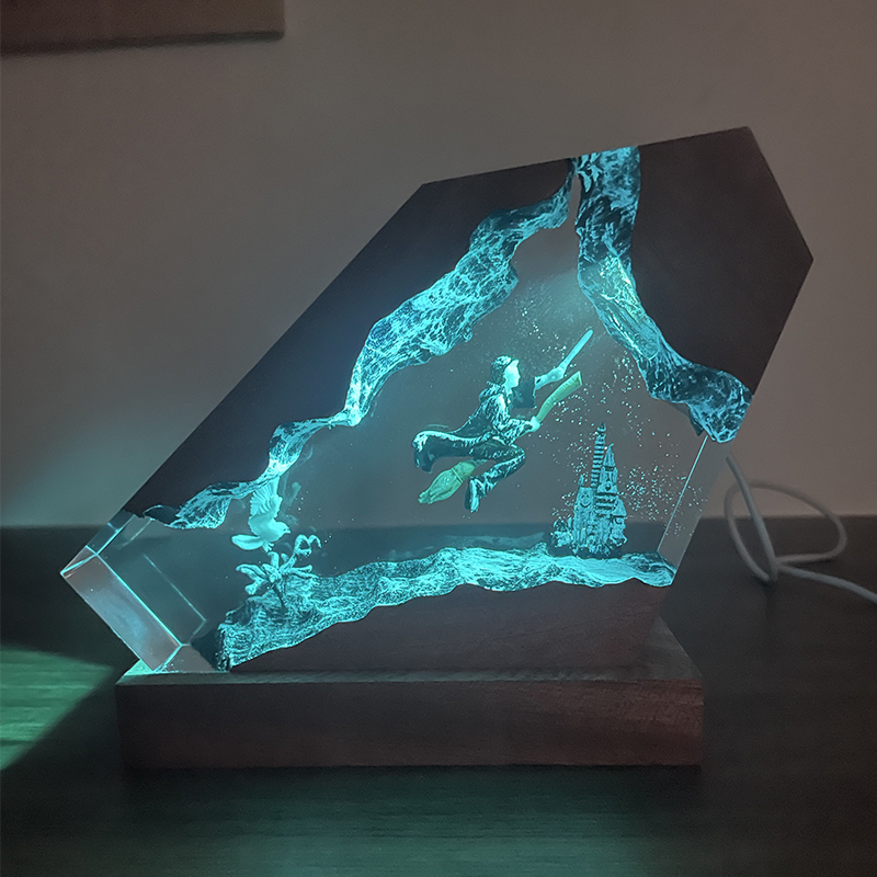 Holz-Harz-Epoxid-Lampe Zaubere – Desk Setup Lamp Bewertung und Preis