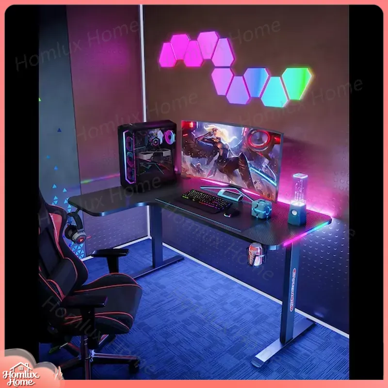 Großer L-förmiger RGB LED Gami – Desk Setup L Shaped Bewertung und Preis